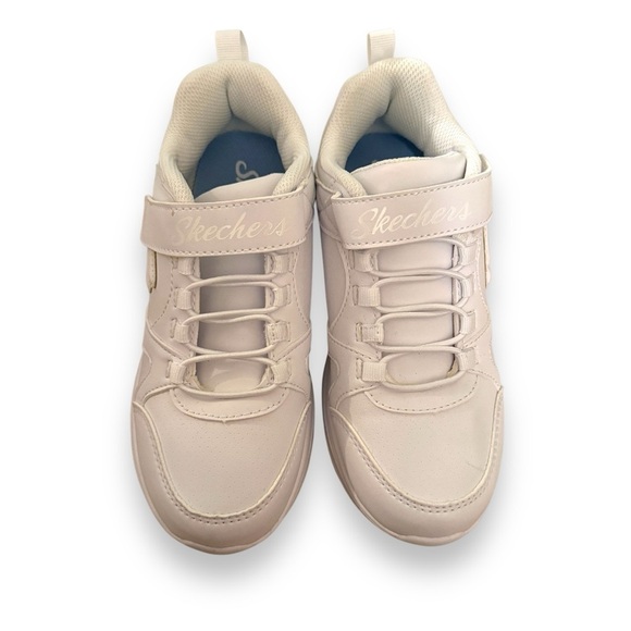 Skechers Kid's Glimmer Kicks School Struts Slip On Hook & Loop Sneakers … - Picture 2 of 12